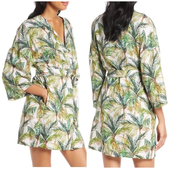 🆕 The Lazy Poet Lola Frond Short Robe - Picture 1 of 5